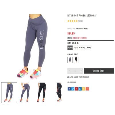 LetsRunIt.com - Men Athletic Tank Tops and Woman Leggings