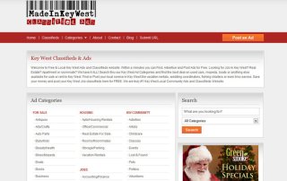 Classified Ads Website Design