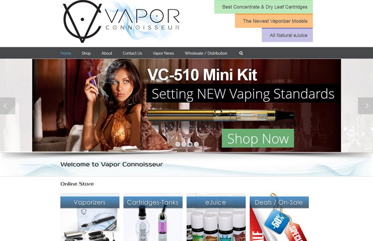 Ecigarette Web Design